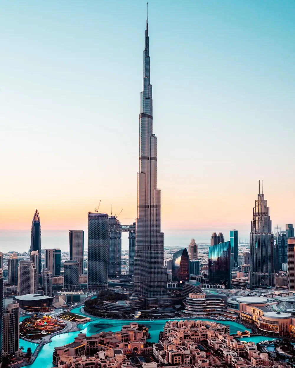 Burj Khalifa and Downtown Dubai, United Arab Emirates