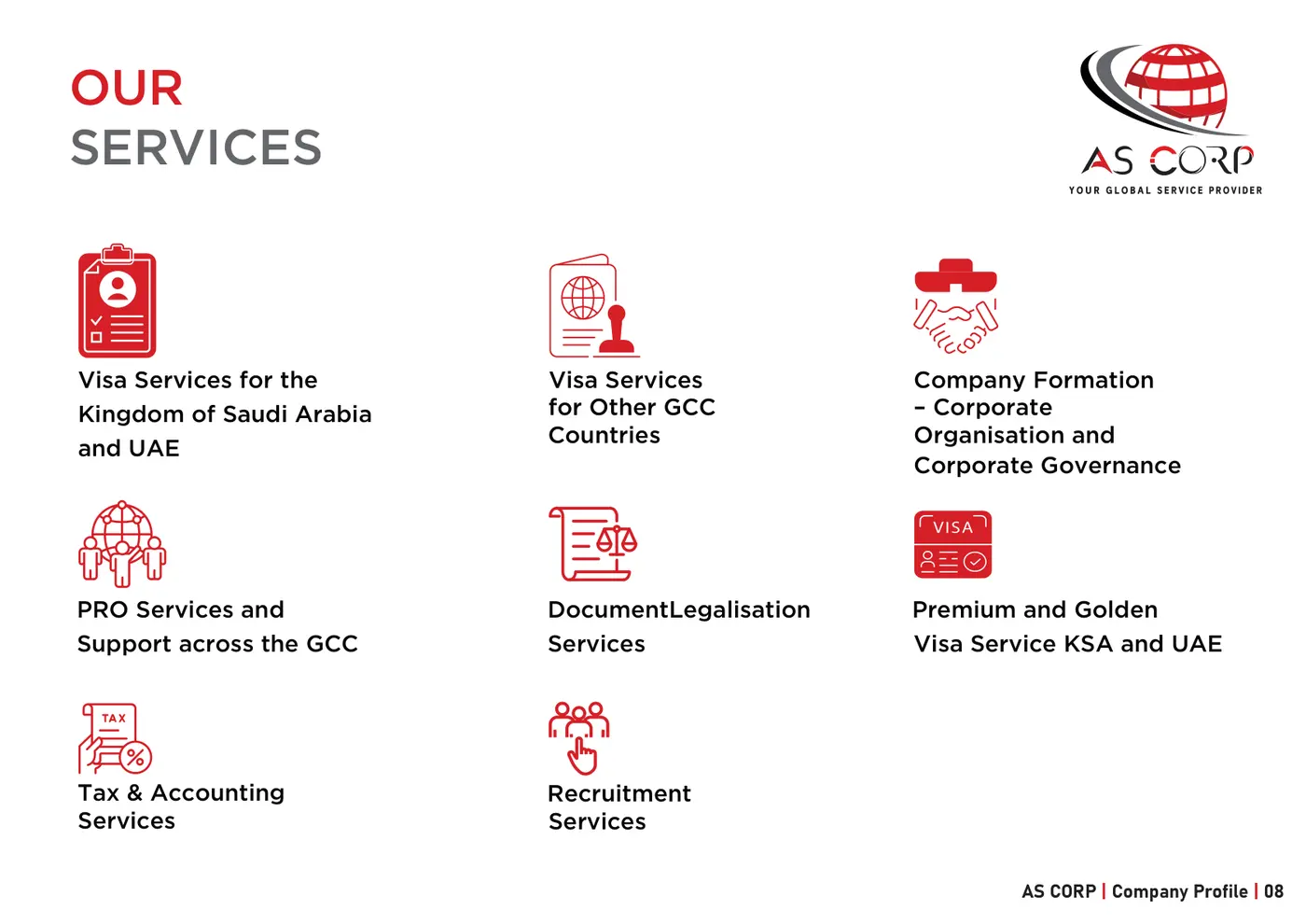 AS Corp company profile — page 8